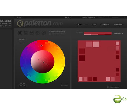 Selecting Colors Using Color Palettes