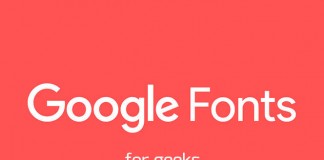 How to use Google Fonts - for geeks