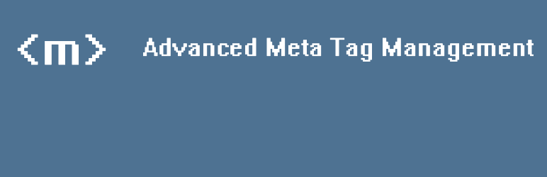 Meta Tag Manager Plugin By Marcus Sykes