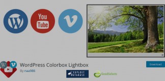 Vulnerable WordPress Plugin: WordPress Plugin Colorbox Lightbox v1.1.1