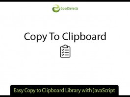 Easy Copy To Clipboard With JavaScript